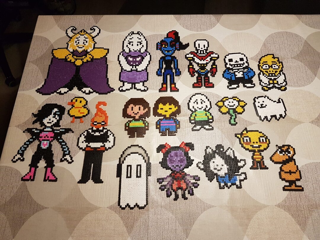 Undertale Characters 1 Asgore Toriel Undyne Papyrus Sans Alphys 