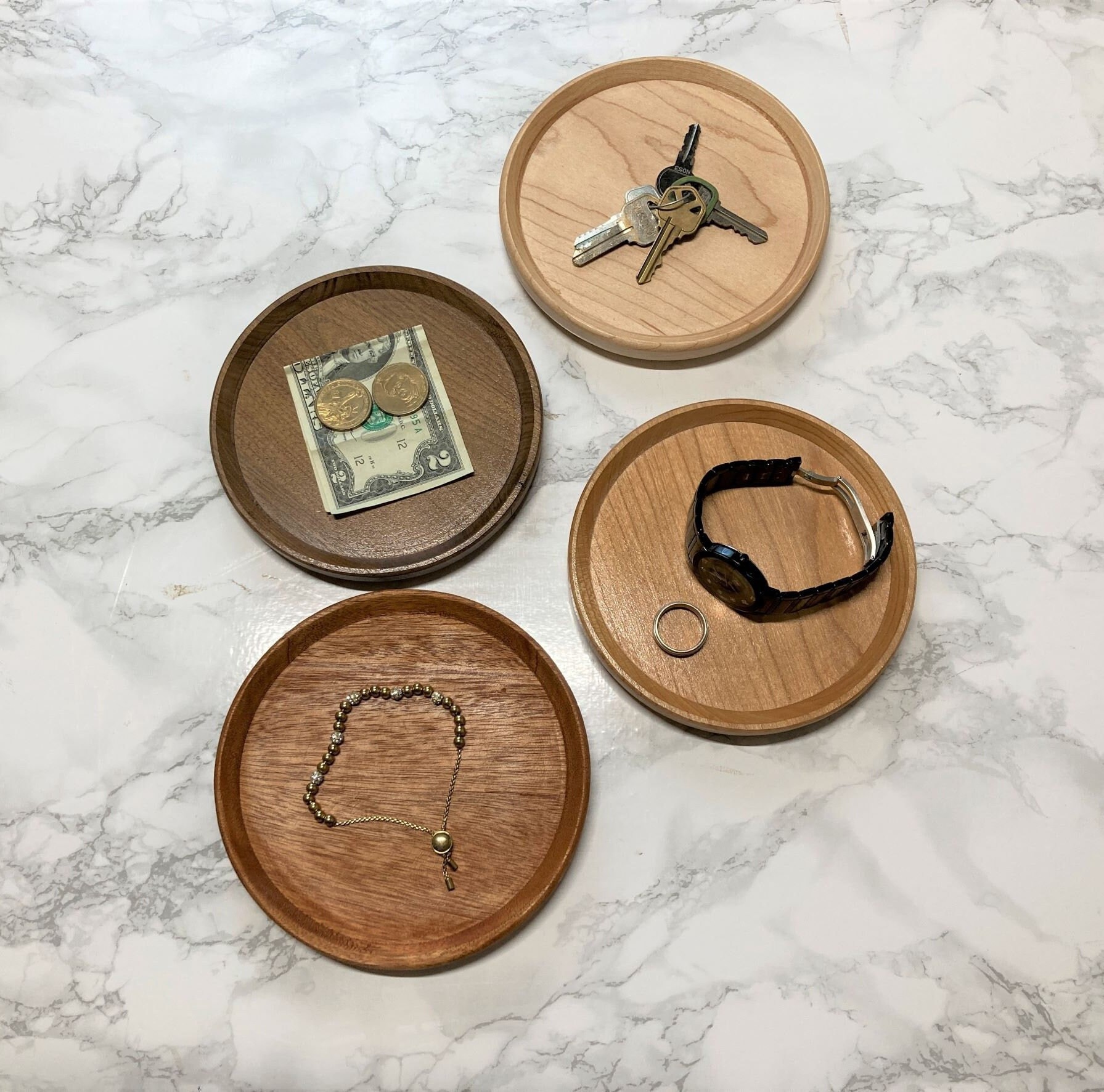 Plateaux Fourre-Tout Personnalisés, Plateaux Fourre-Tout, Fourre-Tout en Bois, Décoratifs, Pour Homm