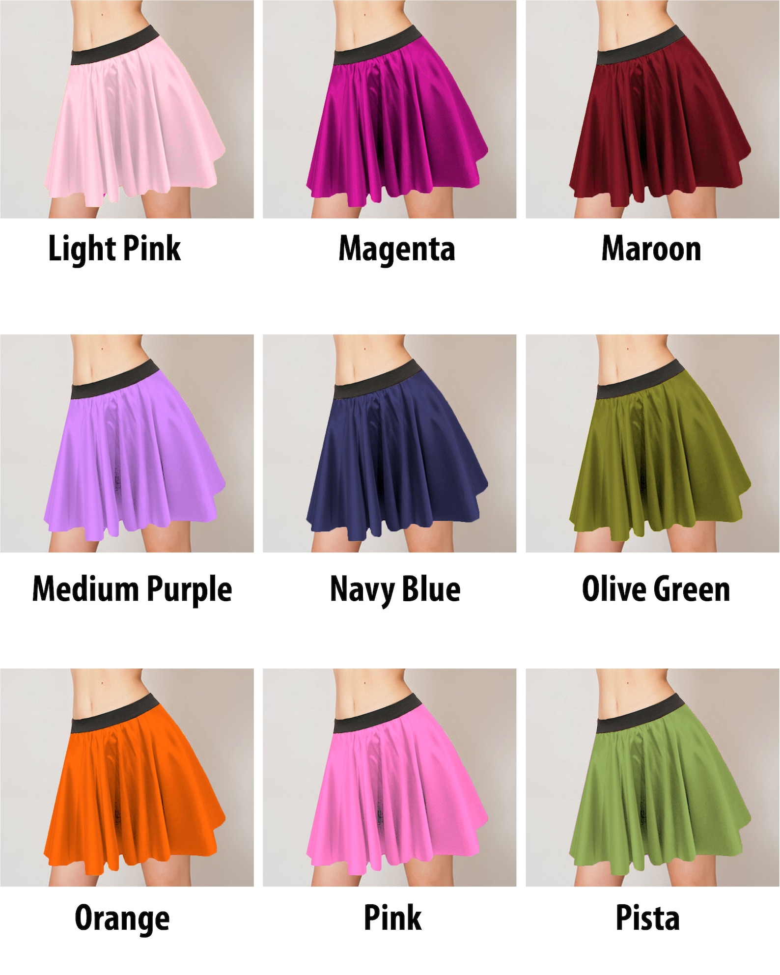 Women's Satin Mini Skirts Sexy Casual Party Wear Short | Etsy