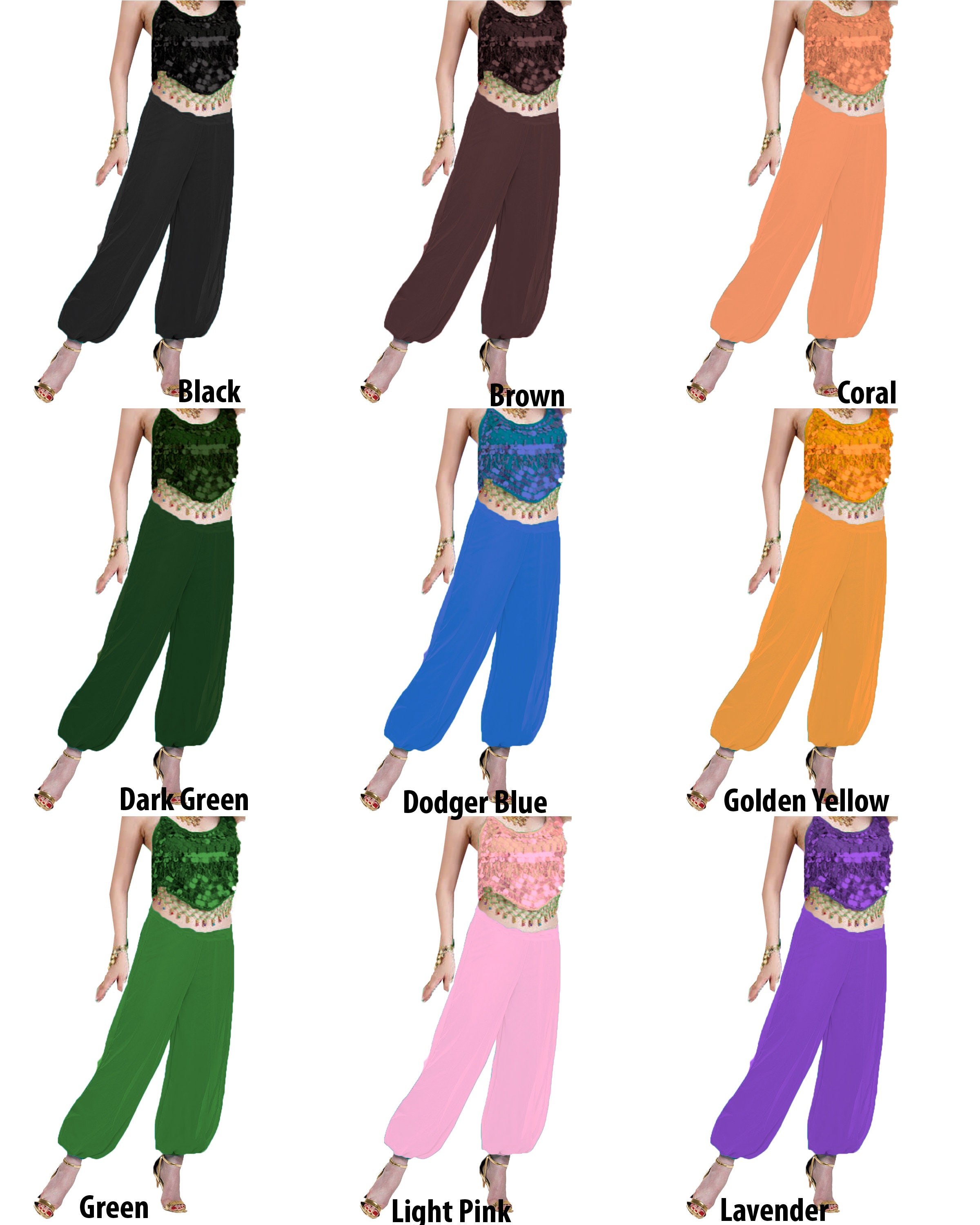 Chiffon Harem yoga Pants Sheer Yoga Pants Adult Size Harem Etsy