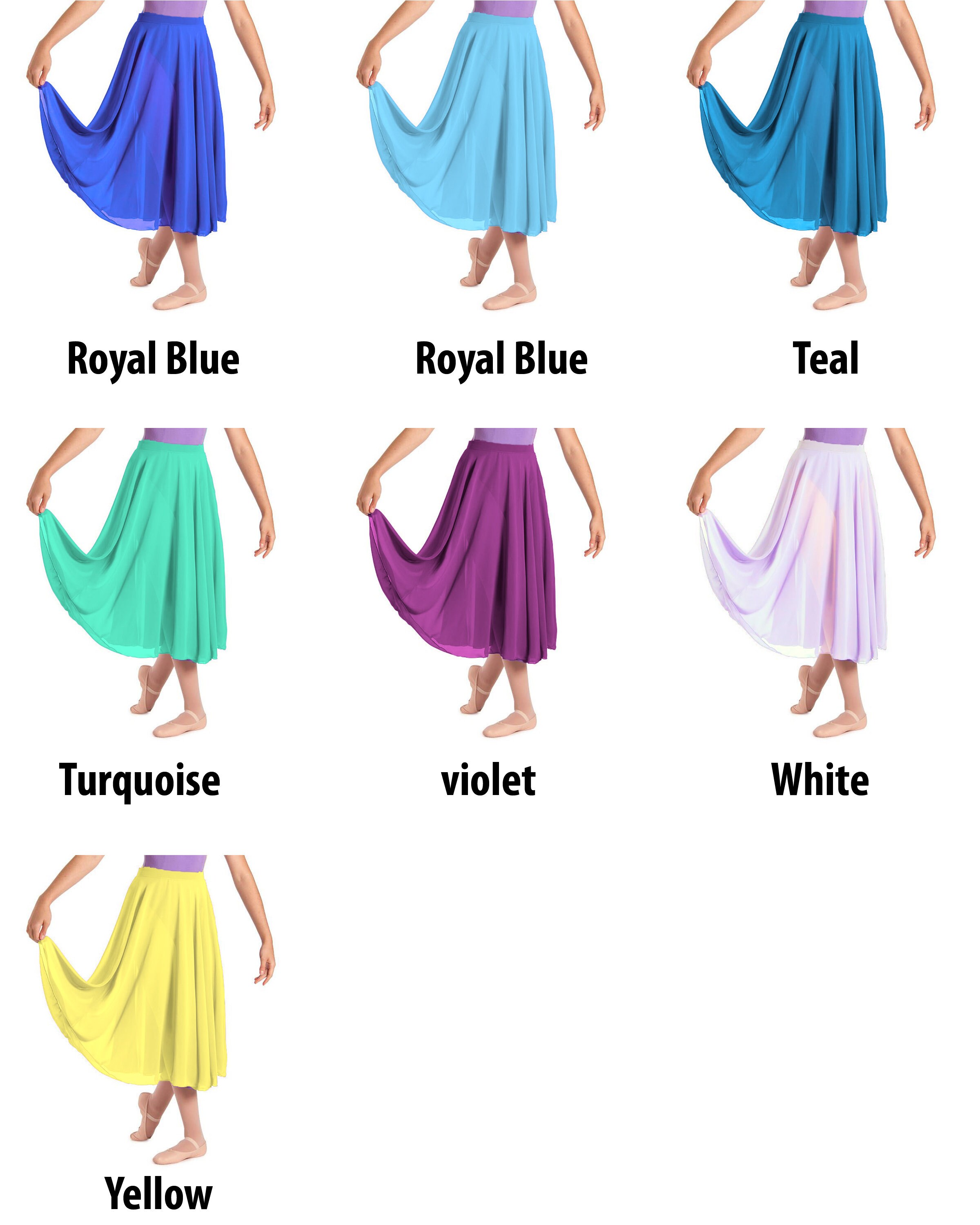 Full Circle Skirt Chiffon Sheer Ballet Dance wear Full Etsy