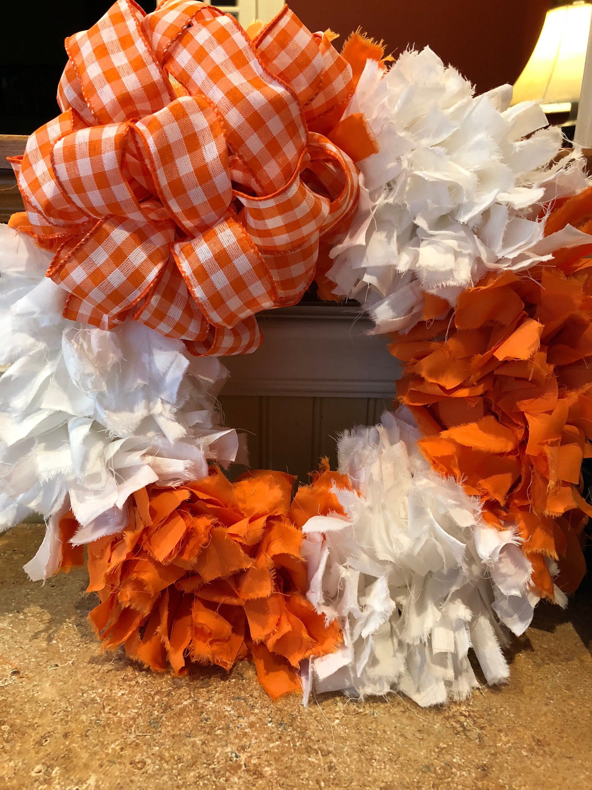 Rag Wreaths Etsy