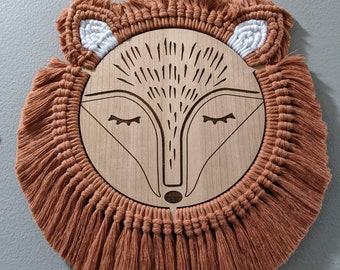 macrame wall hanging nursery