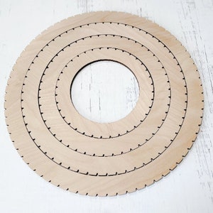 Lot De 4 Métiers à Tisser Ronds Knifty Knitter Avec Crochet Et Aiguilles