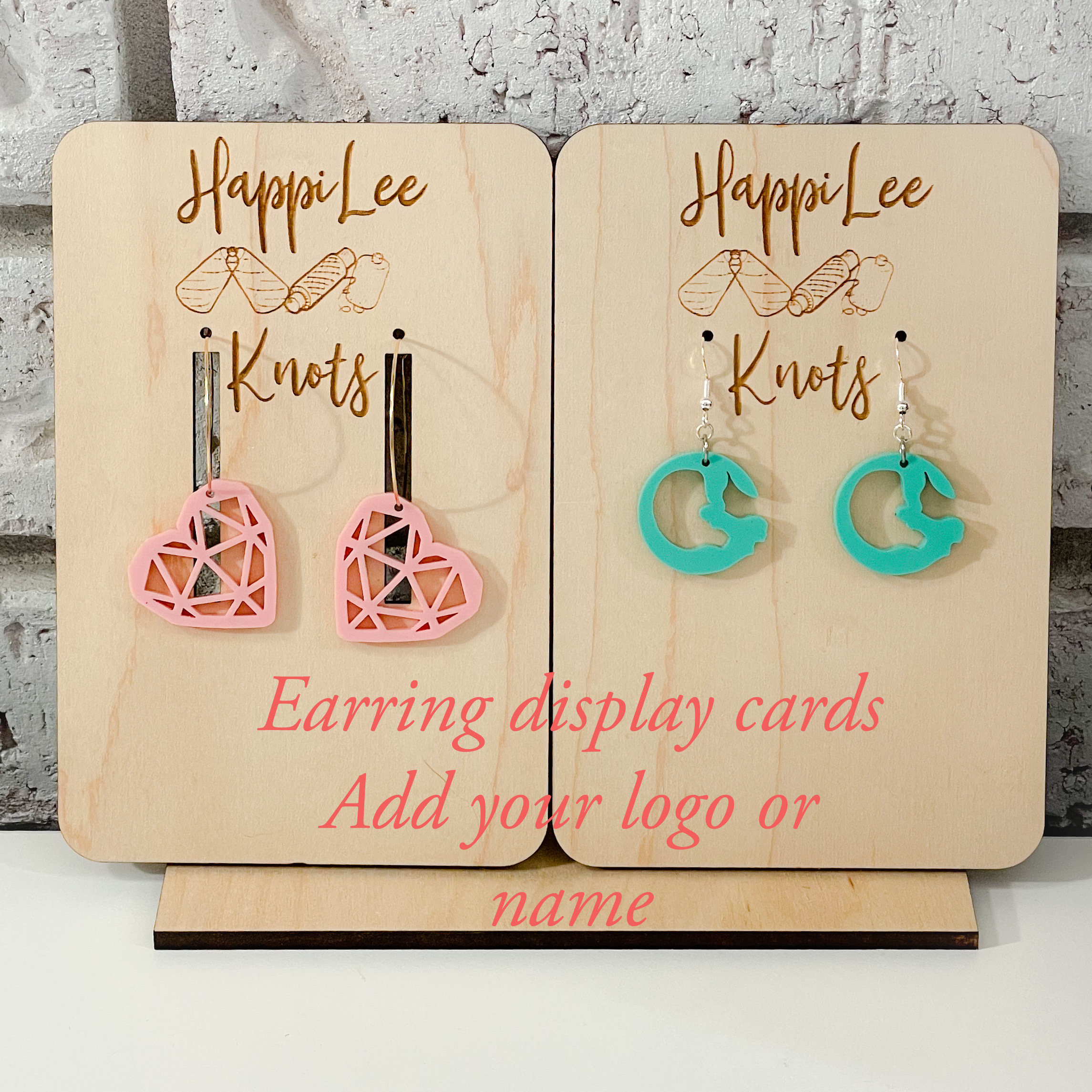 Earring Cards Customized Jewelry Display Packaging Hang 