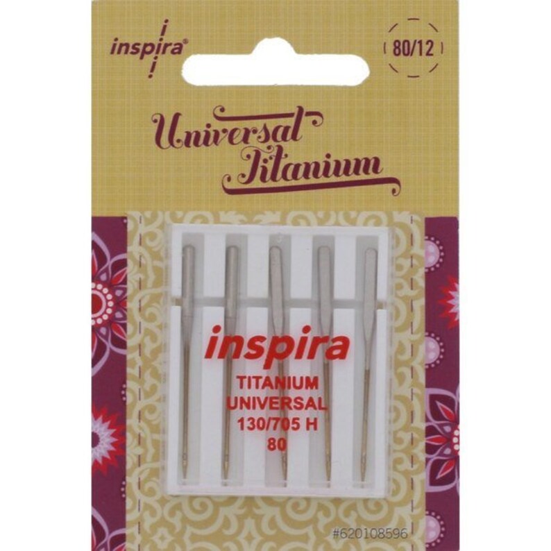Inspira Embroidery Machine Needles 90/14. 5pk Etsy