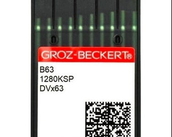Groz-Beckert DVX63, 81x1 10 Industrial Sewing Machine Needles Ballpoint, Juki, Singer, Consew, Brother, All Sizes Available