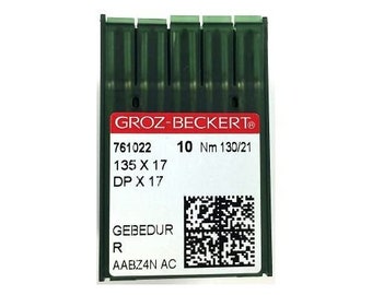 Groz-Beckert 135 X 17 #21 Sewing Machine Needles