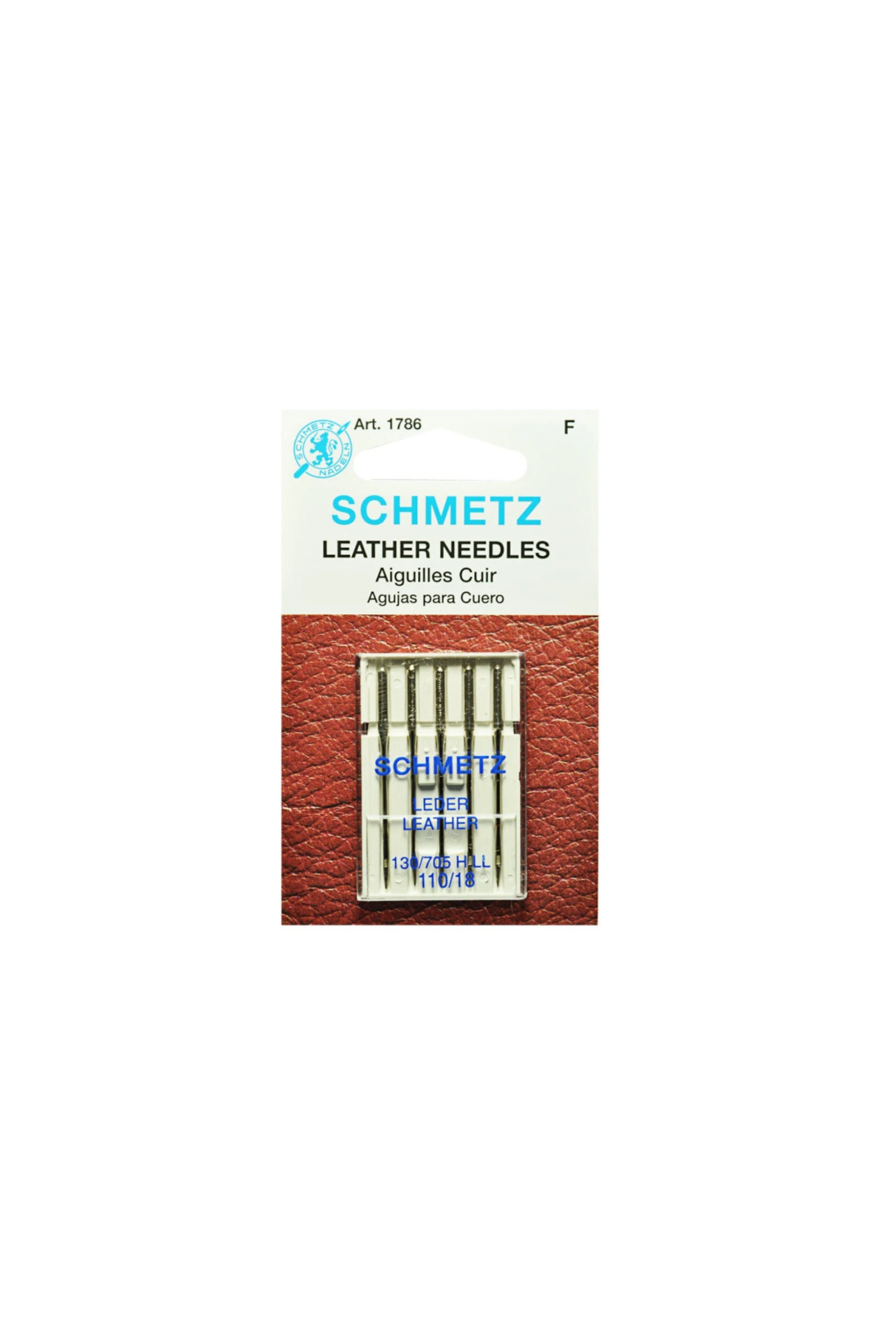 Schmetz 5pk Size 110/18 Leather Sewing Machine Needles 1786 130