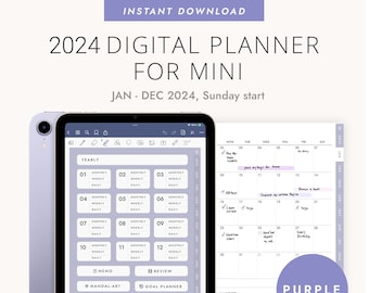 2024 digital planner for iPAD MINI