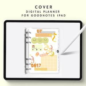 6RING digital Planner undatiert mit Hyperlinks, GoodNotes Planer undatiert, tägliche Planer Notability Xodo, digital Planner iPad/Android