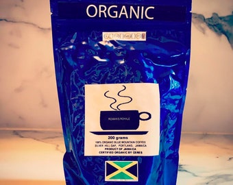 1/2 lbs Organic, Jamaican Blue Mountain Coffee