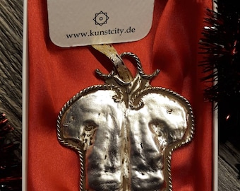 Rarely beautiful votive offering / gift backing ex-voto / pendant / lucky charm, votive