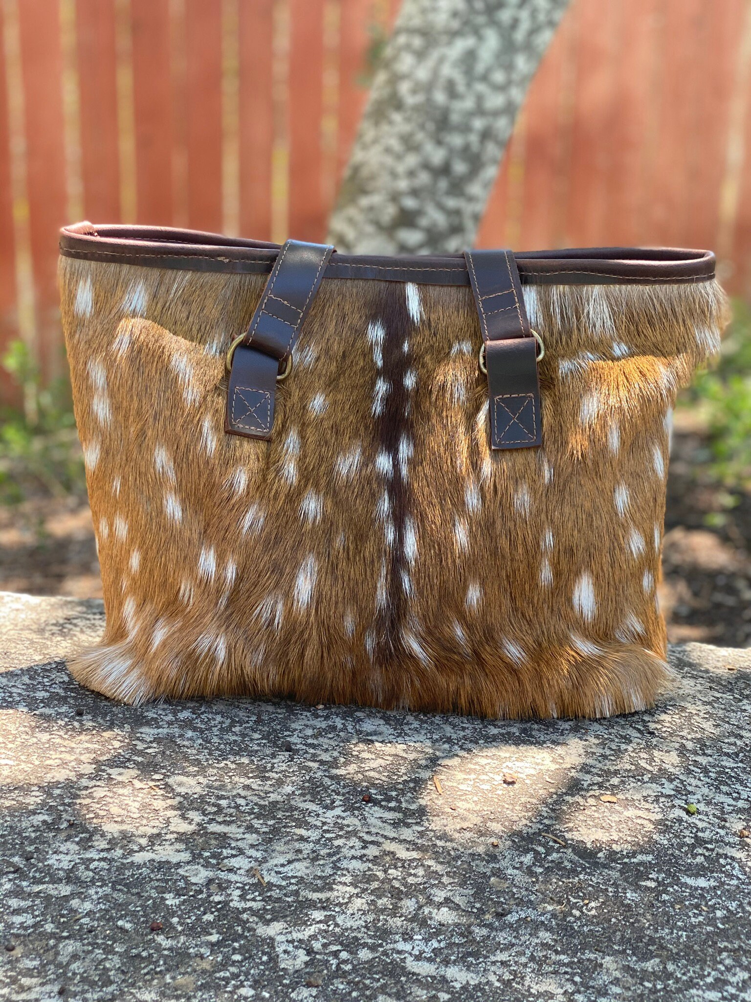 axis deer purse