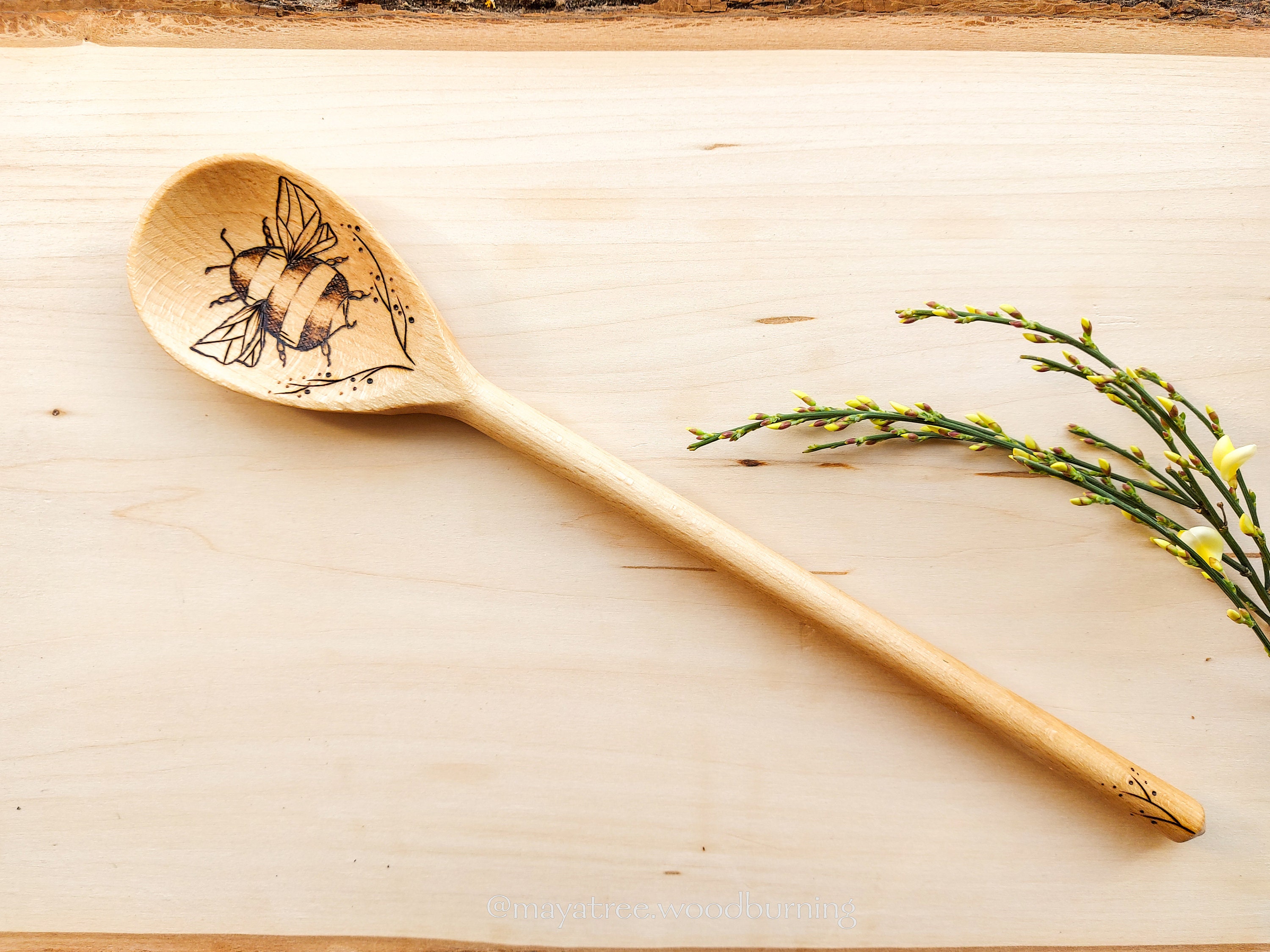 Wood Burning Spoons with Torch Paste, Soooo cool! SVG + Torch porch +  reusable stencils = Custom Wooden Spoons 🤯   By So Fontsy