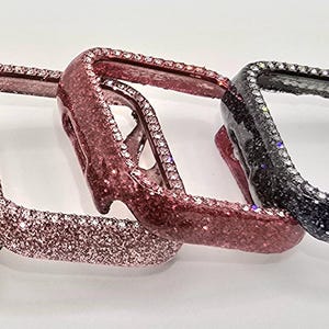 Apple Watch Case Custom Glitter With Rhinestone Series 7/8/9  display picture 1