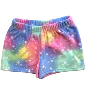 Fuzzy top pj shorts