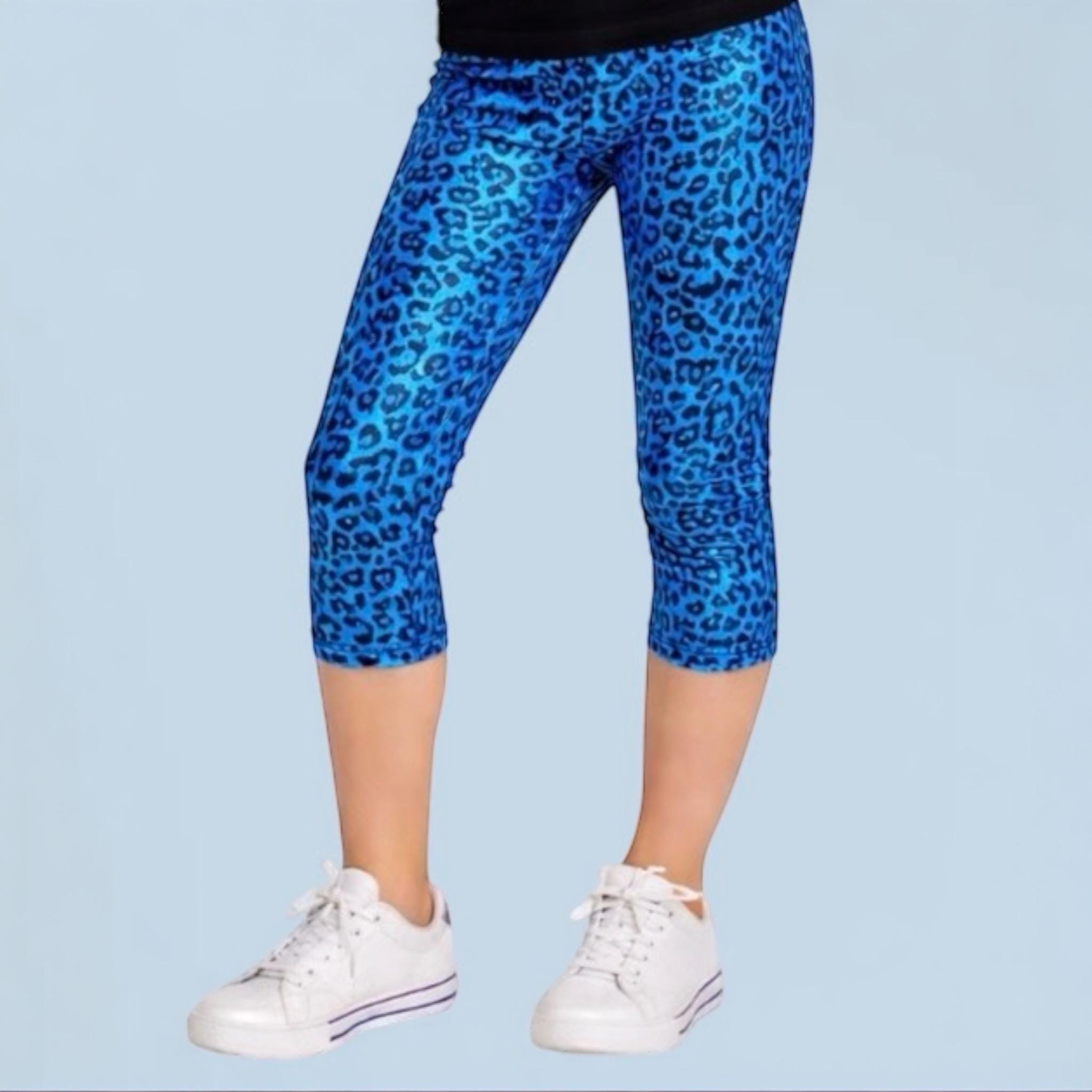 Blue Leopard Pants - Etsy