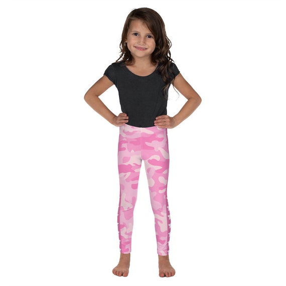 Girls Leggings, Pink Camo Leggings, Birthday Gift for Granddaughter,  Toddler Pink Camo Pants, Tween Camo Pants, Leggings With Stars on It -   Canada