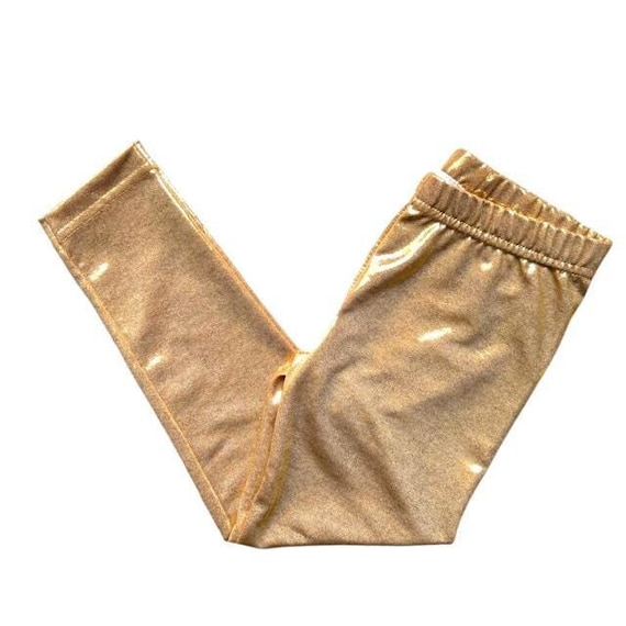 Childrens gold leggings sale