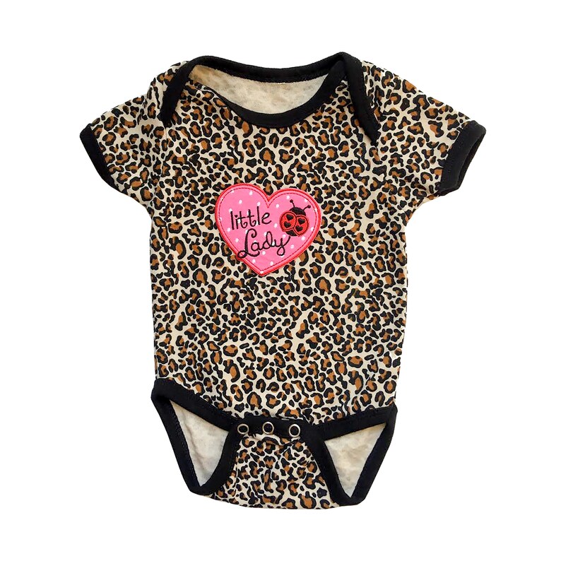 leopard baby onesie