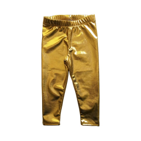 childrens gold leggings uk