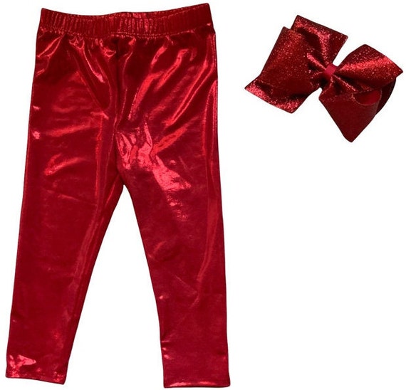 Metallic Leggings Shiny Leggings Baby 