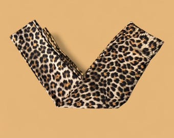 Leopard Print Legging Girl, Cheetah Pant for Toddler, Soft Cat Clothes for Tween, Animal Lover Gift  Baby, Birthday Gift for Granddaughter