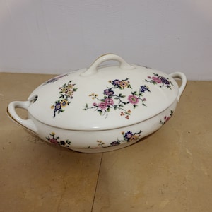 Limoges porcelain soup tureen