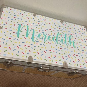 Summer Camp Trunk Decal Camp Stickers Custom Camp Decals Camp Trunk Name Camp Trunk Monogram Boys Camp Trunk Girls Camp Trunk Kids Decals