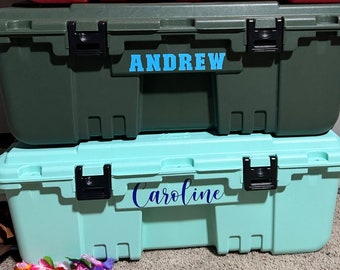 Summer Camp Trunk Decal Camp Stickers Custom Camp Decals Camp Trunk Name Camp Trunk Monogram Boys Camp Trunk Girls Camp Trunk Kids Decals