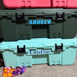 Summer Camp Trunk Decal Camp Stickers Custom Camp Decals Camp Trunk Name Camp Trunk Monogram Boys Camp Trunk Girls Camp Trunk Kids Decals