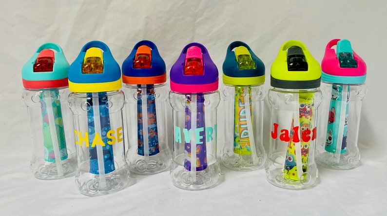 Custom Kids Water Bottle Kids Name Water Bottle Tumbler for Kids Wit ...