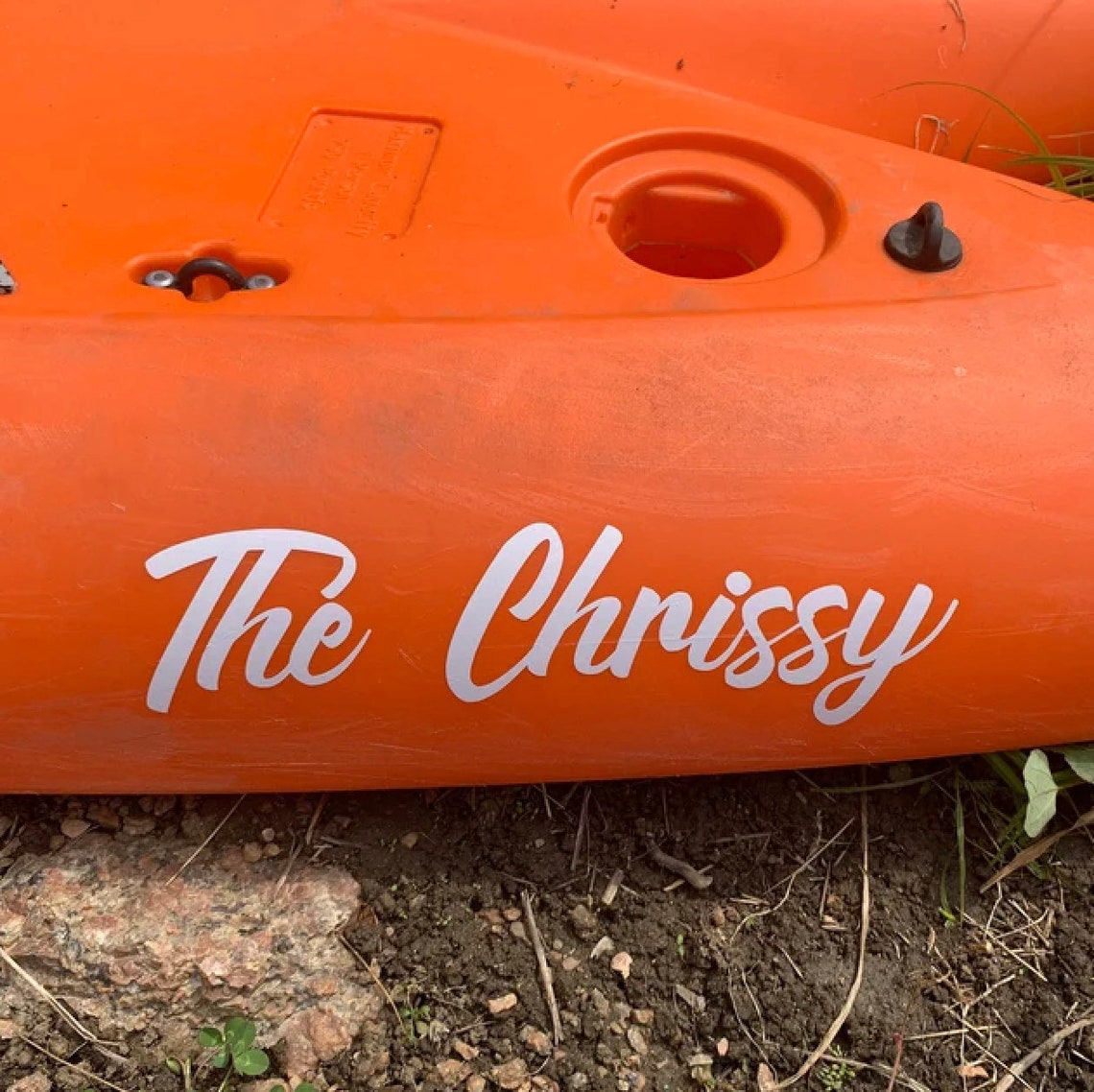 Kayak Vinyl Decal Stickers Personalized Kayak Decal Custom Etsy