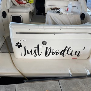 Boat Name Decal 