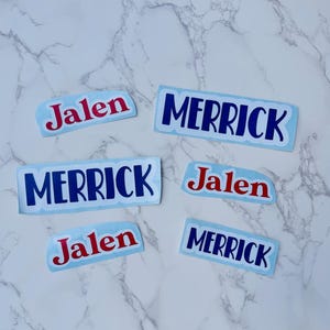Custom Decal for Clear Backpack, Clear Bookbag Decal, Personalized Decal for Backpack Clear, Stadium Bag Decal, Sticker for Clear Backpack