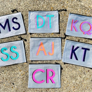 Kleine Namens-Reißverschlusstasche, Bikinibeutel, Name Pool-Tasche, nass trockene Pool-Beutel, Strandtasche, wasserdichte Tasche, personalisierte Pool-Tasche, Windeltasche