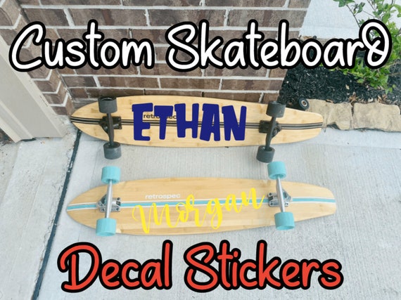 Custom skateboard stickers