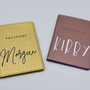 Personalized Passport Holder Custom Passport Book Leather - Etsy