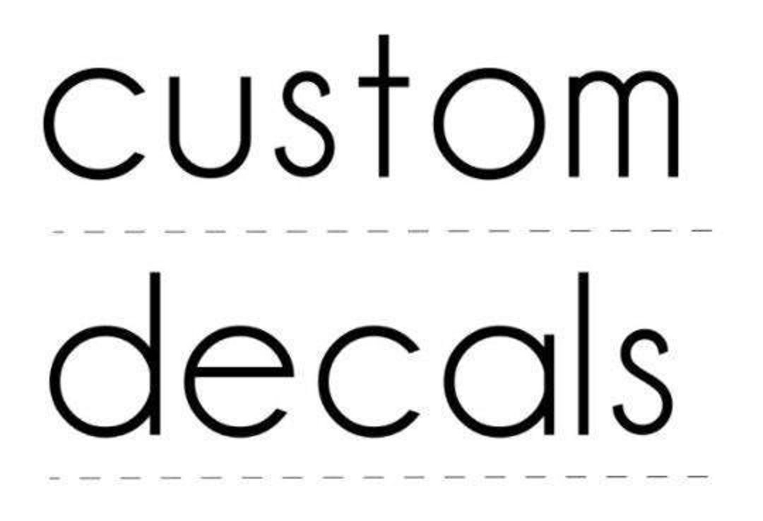 Custom Vinyl Decal Stickers Personalized Vinyl Decal Custom Name Decals
