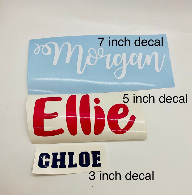 Custom Vinyl Decal Stickers Personalized Vinyl Decal Etsy