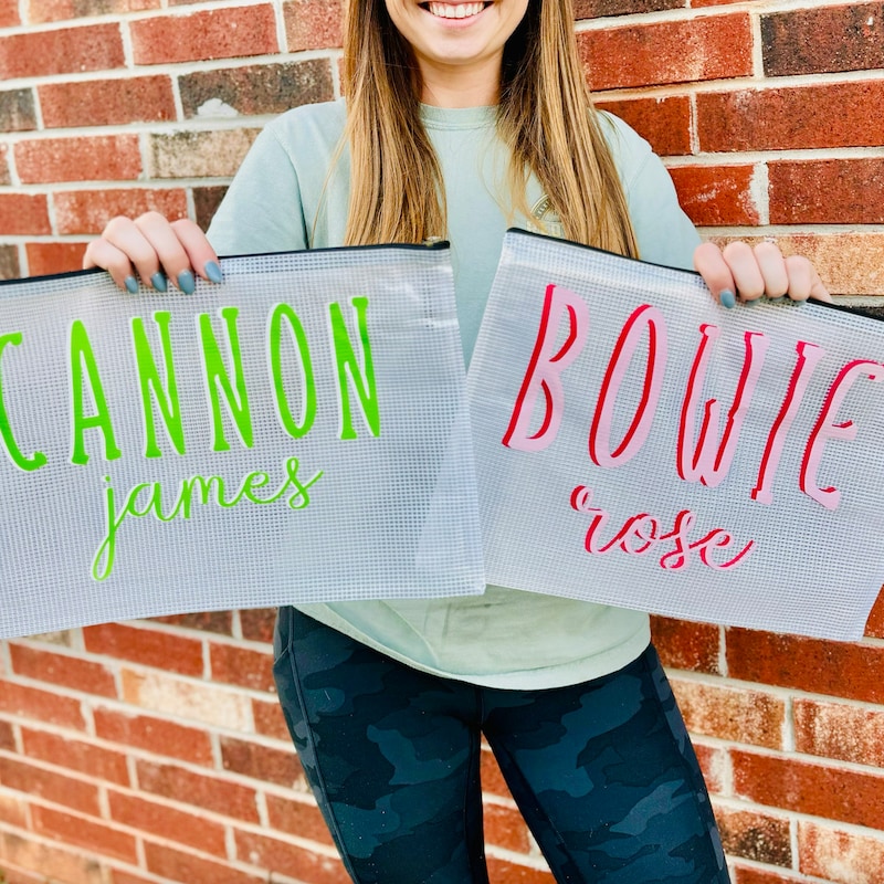 Custom Xl Zip Pouch - Etsy