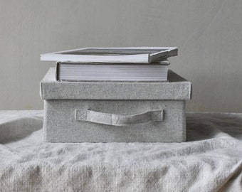 Boîte, boîte de rangement, boîte de rangement, gris