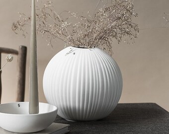 White Ceramic Vase - Etsy