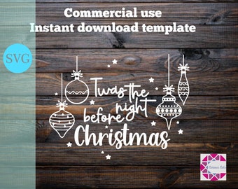 Download Free Christmas Eve Box Svg Etsy SVG DXF Cut File