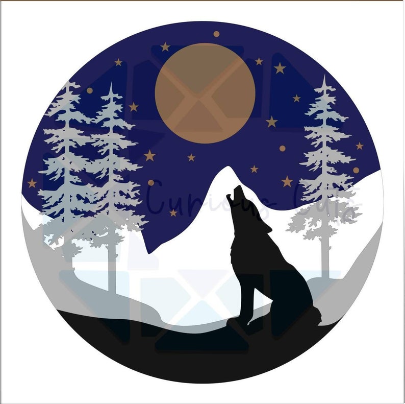 Free Free 3D Layered Wolf Svg 301 SVG PNG EPS DXF File