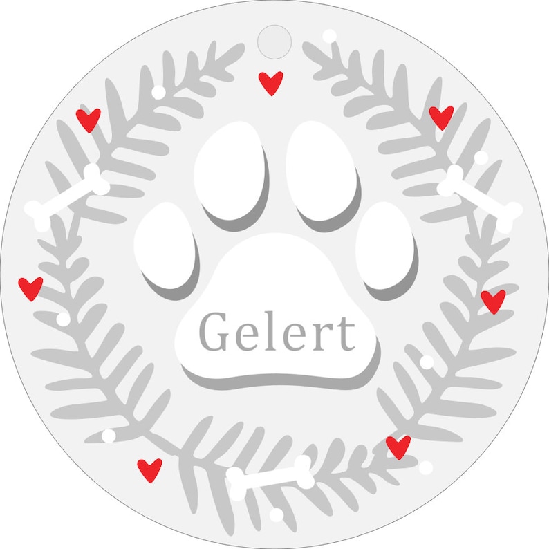 Download Dog paw print decoration svg file paw svg layered svg file ...