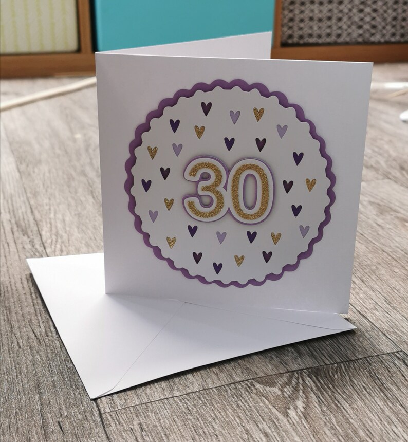 Milestone birthday card svg file cutting file for silhouette | Etsy