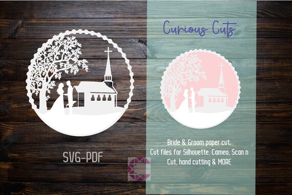 Download Wedding Paper Cut First Wedding Anniversary Paper Cut Svg Etsy