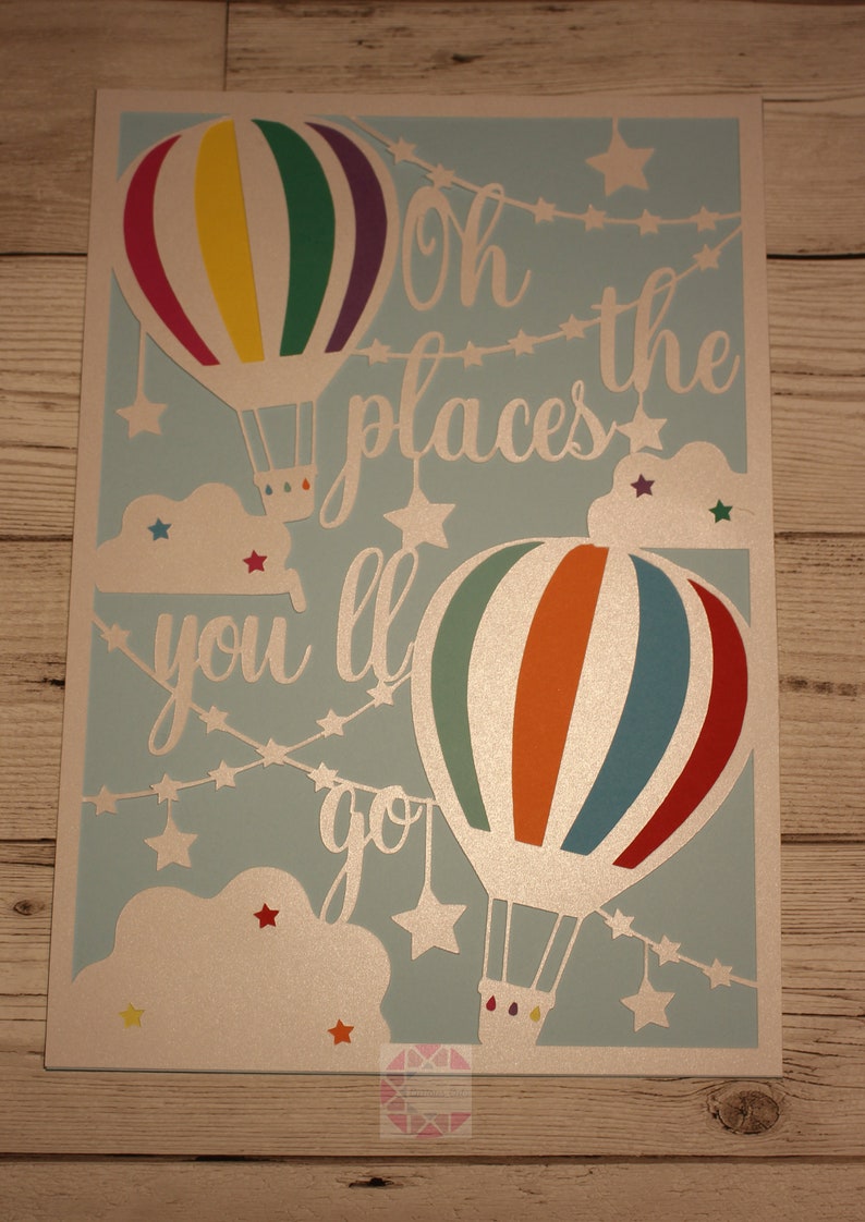 Hot Air Balloon Quotes New Baby Paper Cut. Svg Files and Pdf Etsy UK